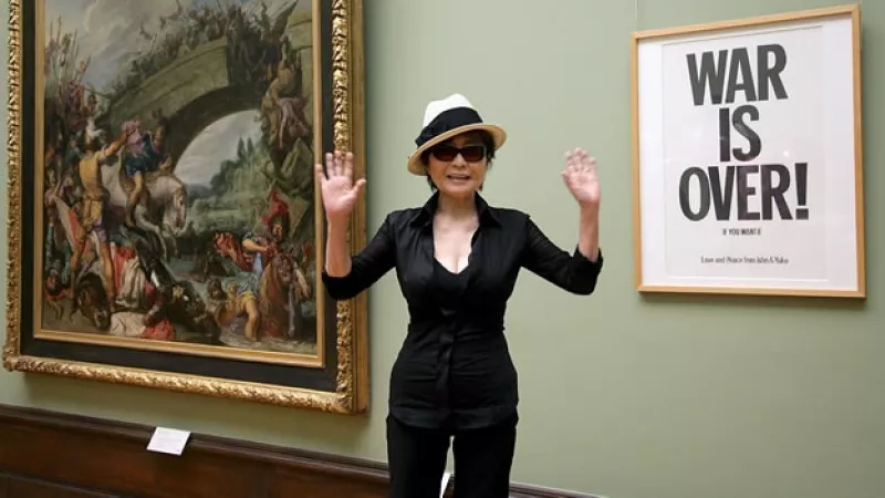Yoko Ono exhibe su obra