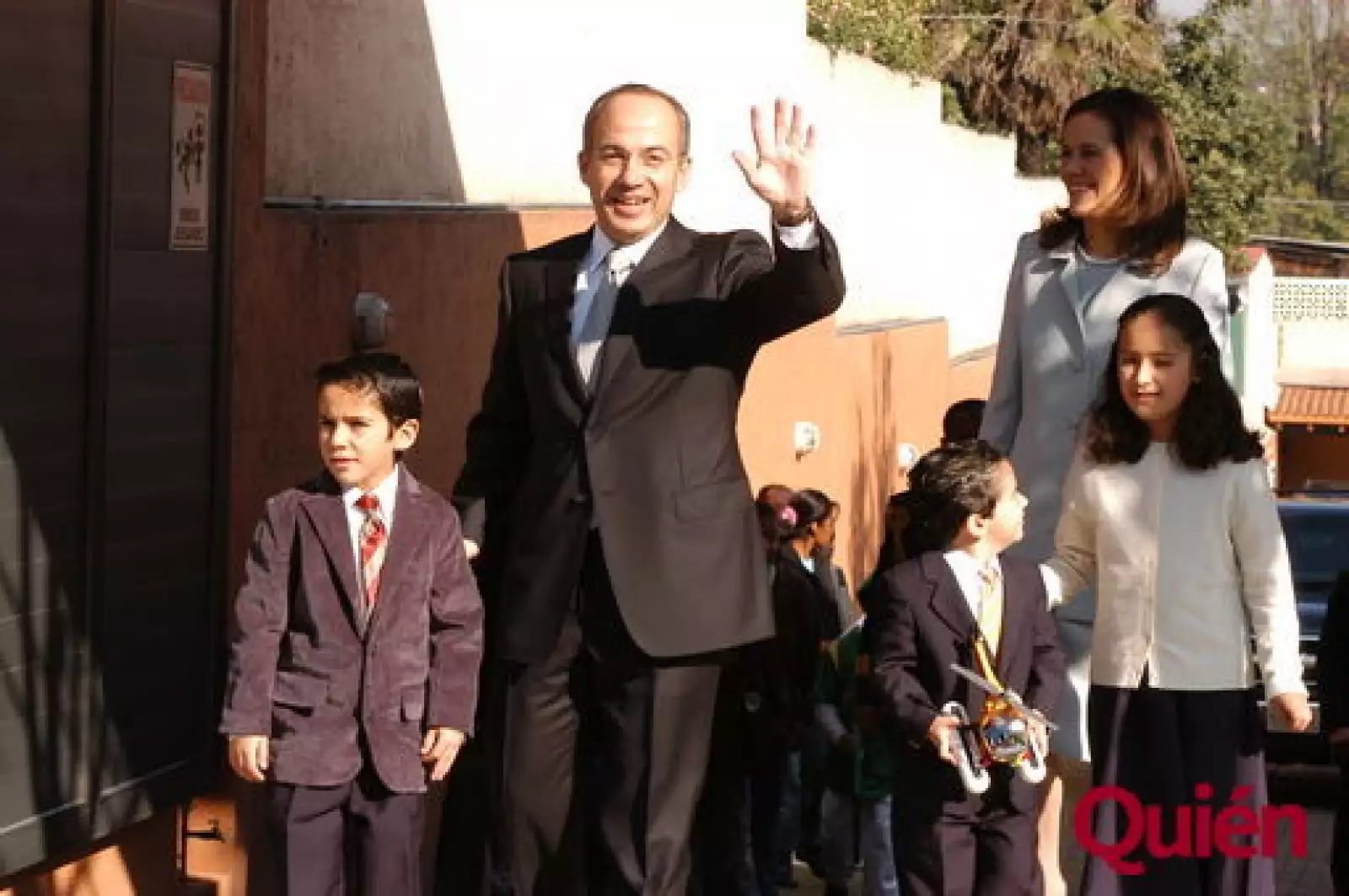 Margarita Zavala, Felipe Calderón, Luis Felipe Calderón, Juan Pablo Calderón, María Calderón