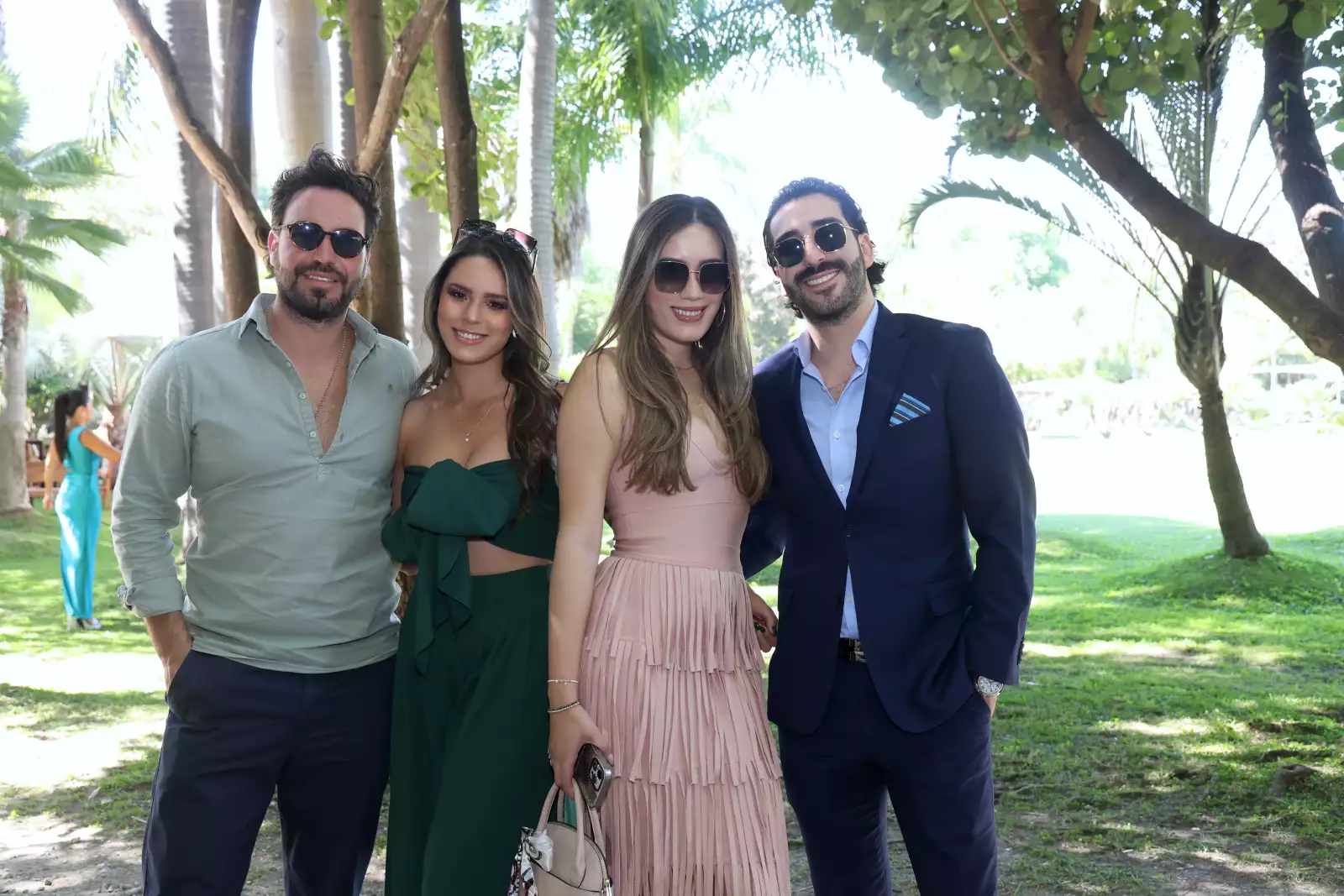 Ricardo Chanes, Fernanda y Paulina Herrera con Diego Moya 