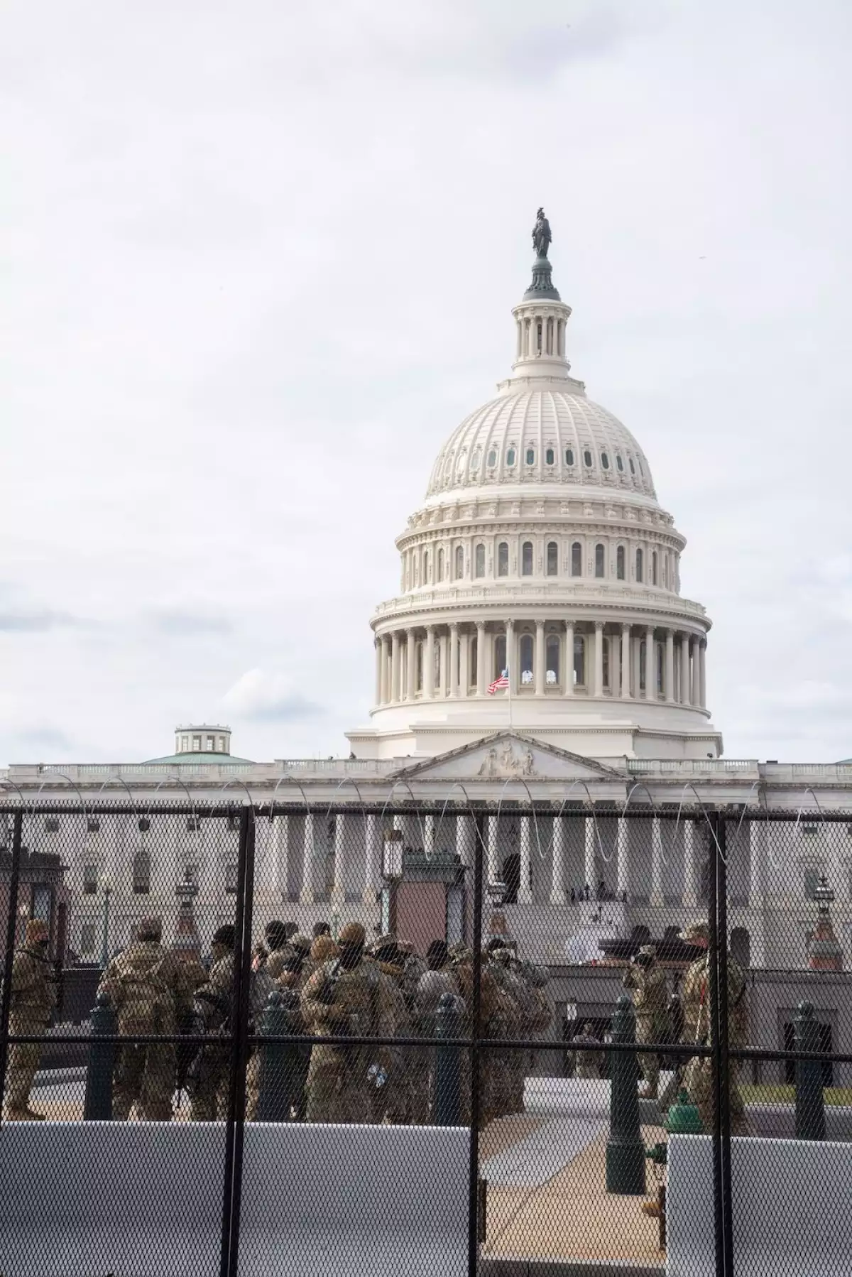 US Capitol prepares for the inauguration of Joe Biden, Washington, DC, USA - 18 Jan 2021
