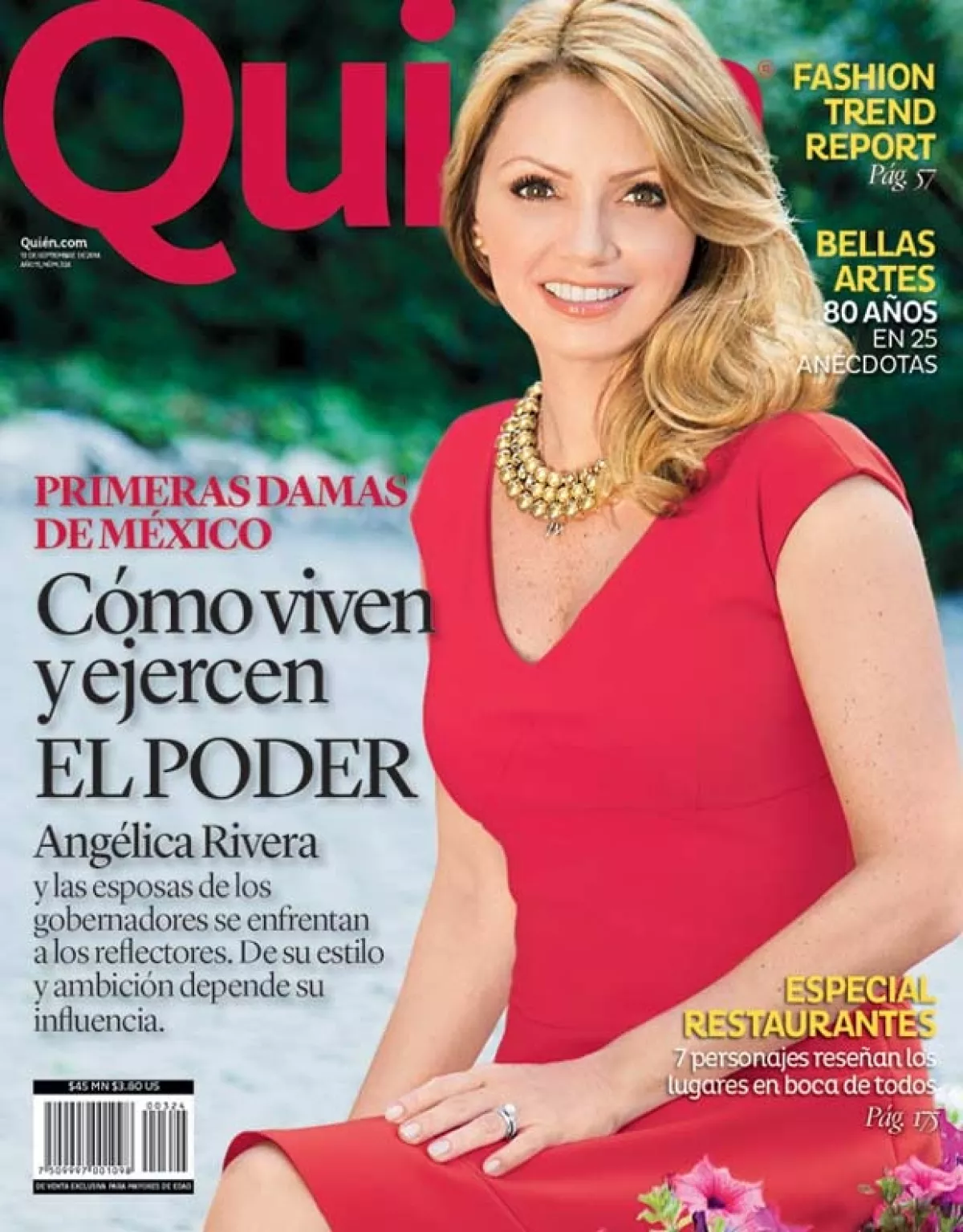 Angélica Rivera es la primera dama de México.