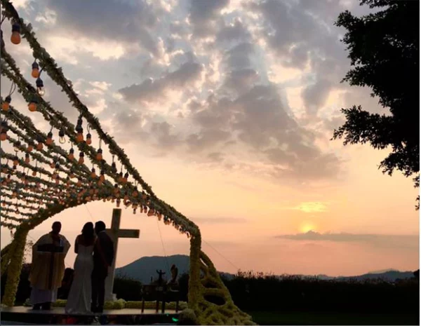 David elogió al pie de esta foto la gran pareja que hacen Eva y Pepe.