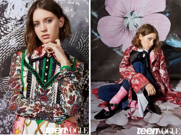 Iris Law tiene 15 años y así posó para Teen Vogue.