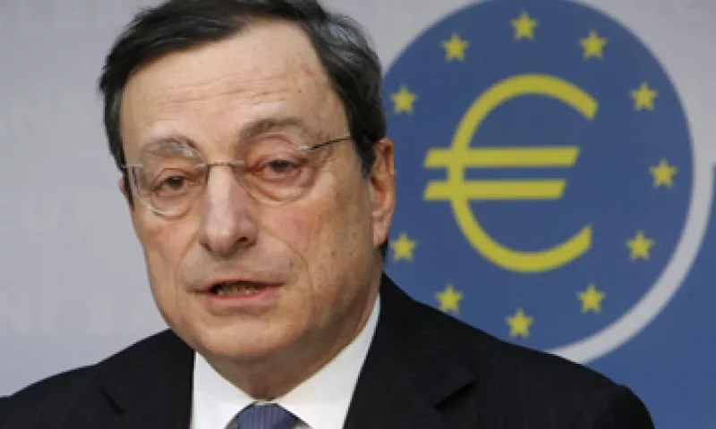 Mario Draghi dijo que el Banco Central Europeo haría todo lo posible para lidiar con la crisis. (Foto: Reuters)