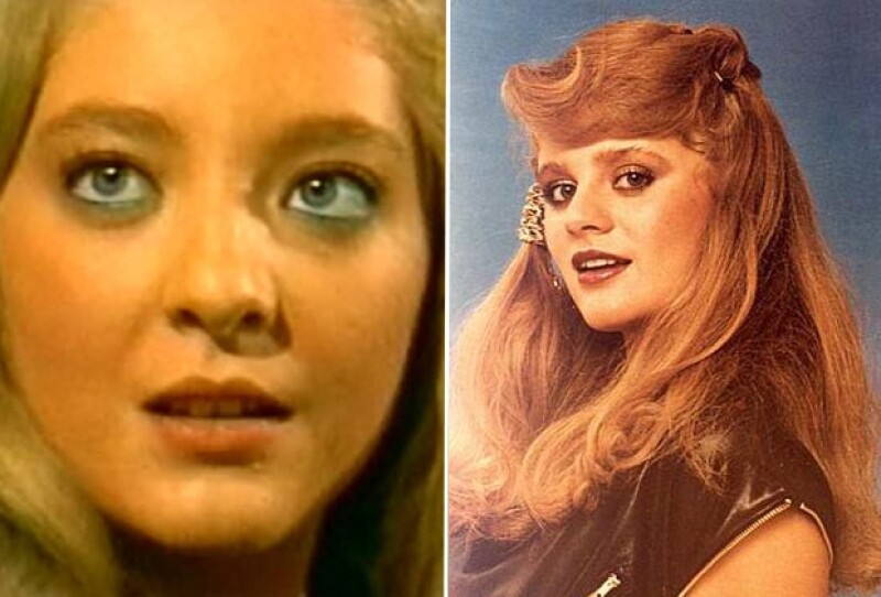 Edith González era una de las niñas más guapas en la década de los 80 y Erika Buenfil no se quedaba atrás.