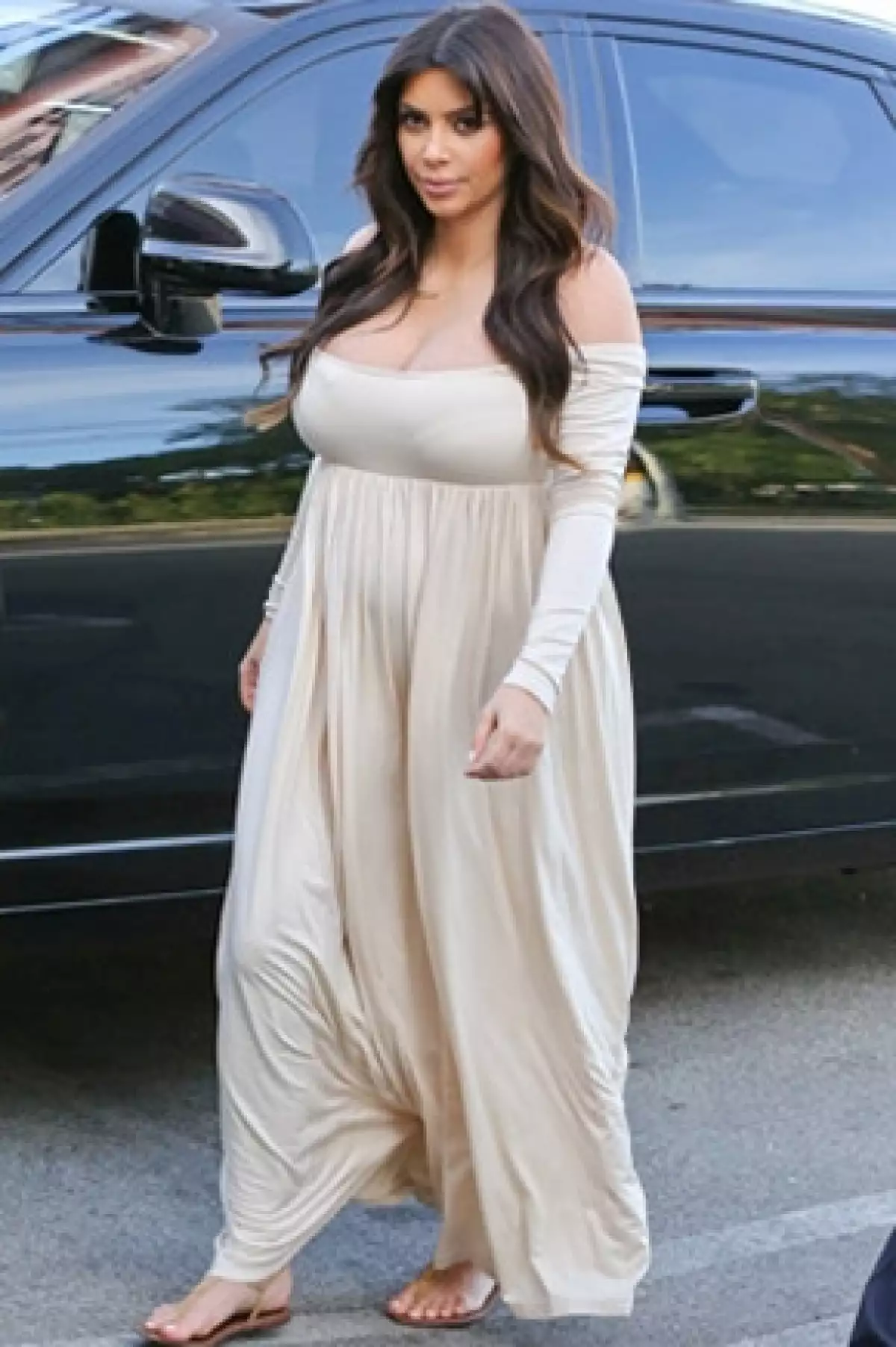 Kim fue fuertemente criticada durante su embarazo por la forma en cómo vestía.