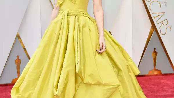 Leslie Mann en Zac Posen.