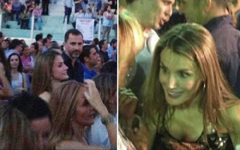 Personas que se encontraban en el lugar filtraron estas imágenes de la pareja.