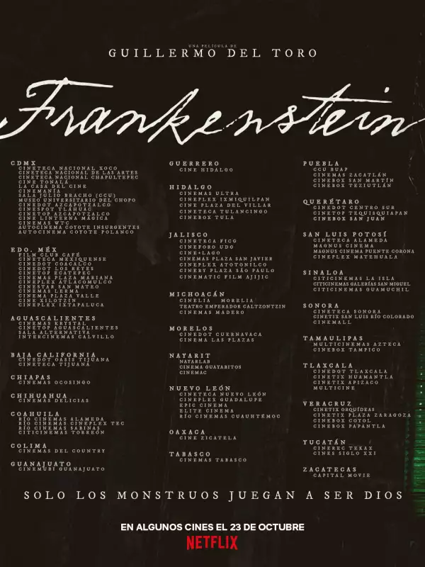 frankenstein cines en mexico