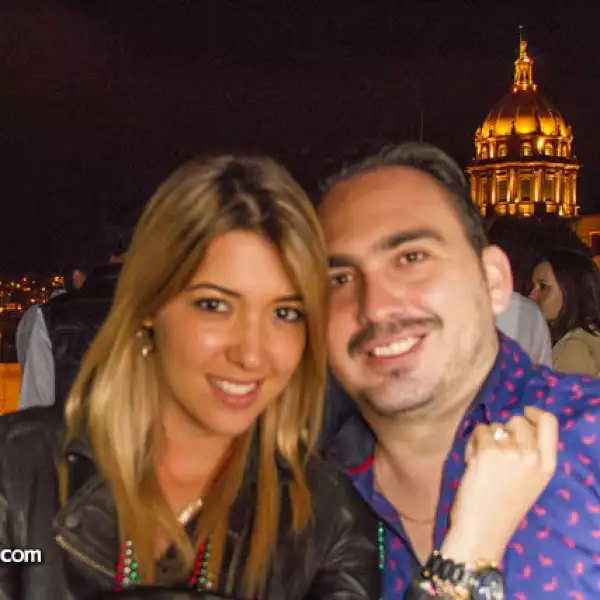 Lauren y Carlos Campos Slim