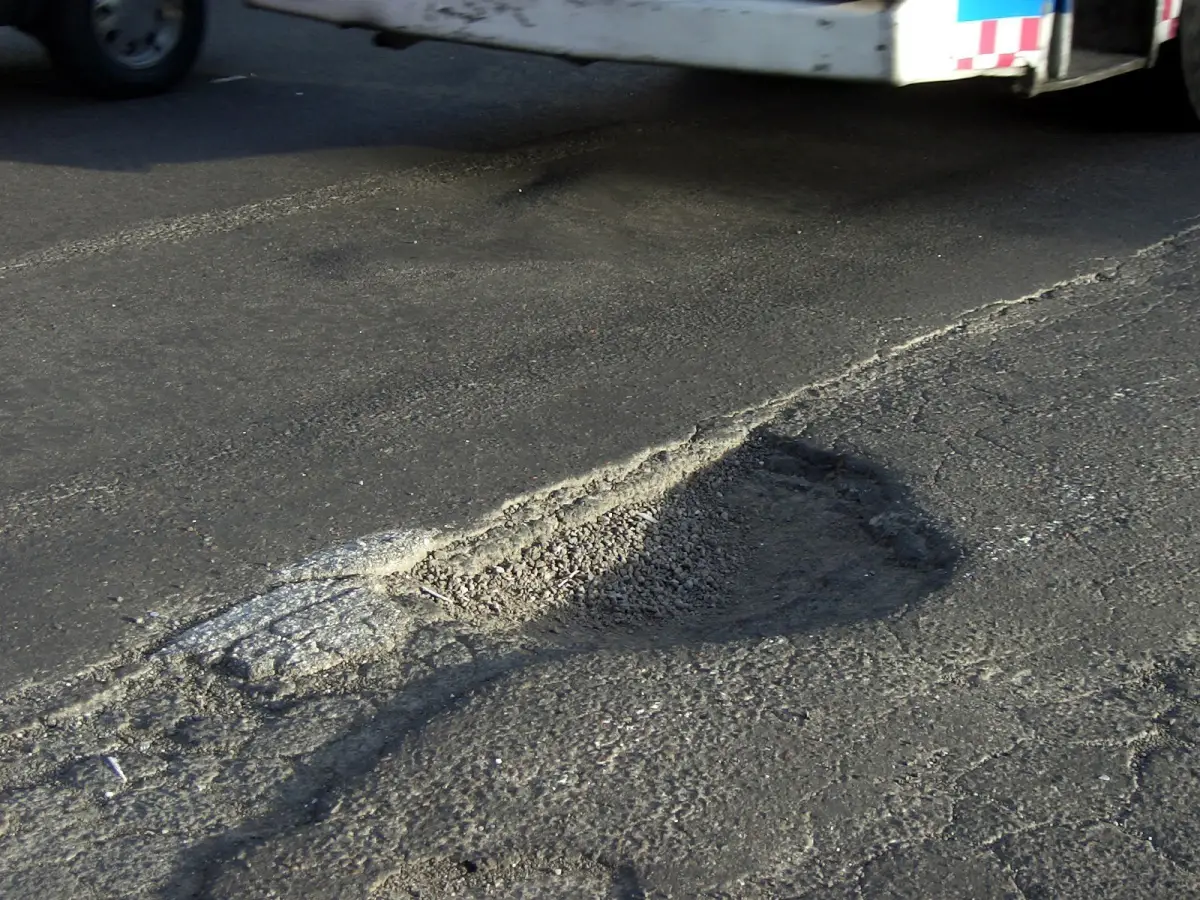Baches en carreteras mexicanas