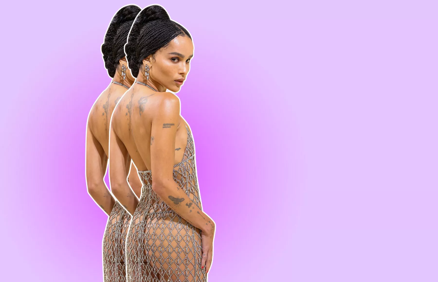 zoe kravitz celebridad mas buscada met gala