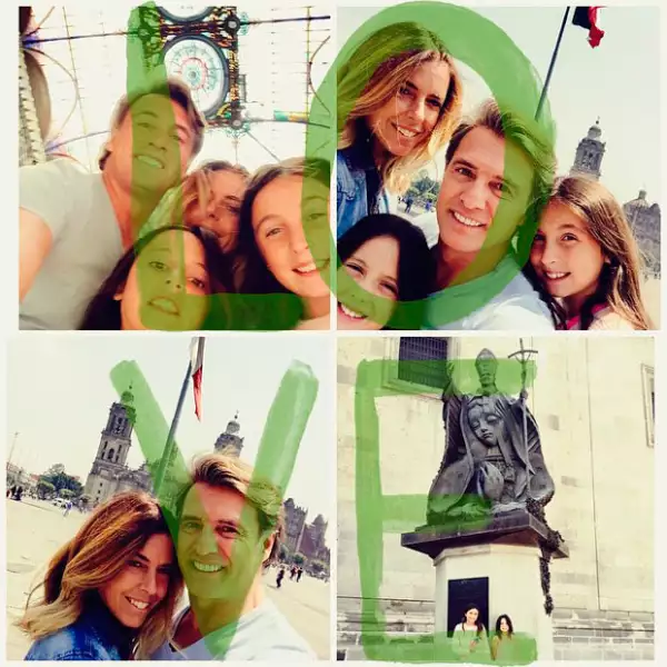 Hace unos días, la pareja vino a México para pasar unos días en la ciudad en compañía de sus dos hijas.