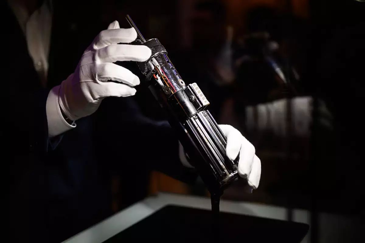 Darth Vader's Lightsaber Among Iconic Film Memorabilia Going To Auction