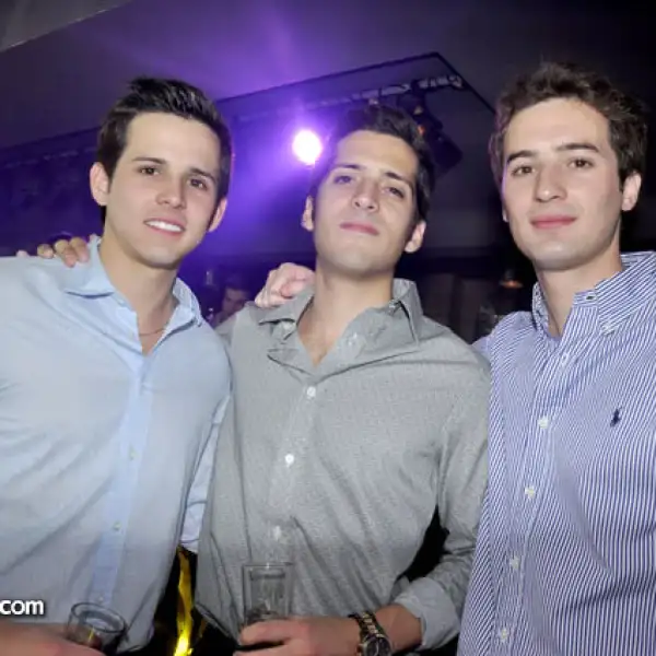 Diego Bouvet,Pepe Covarrubias y Adrián Bouvet