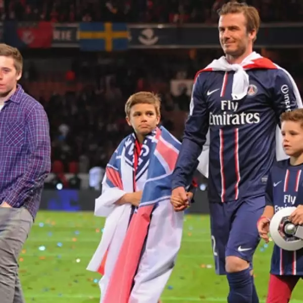 beckham familia brooklyn romeo cruz