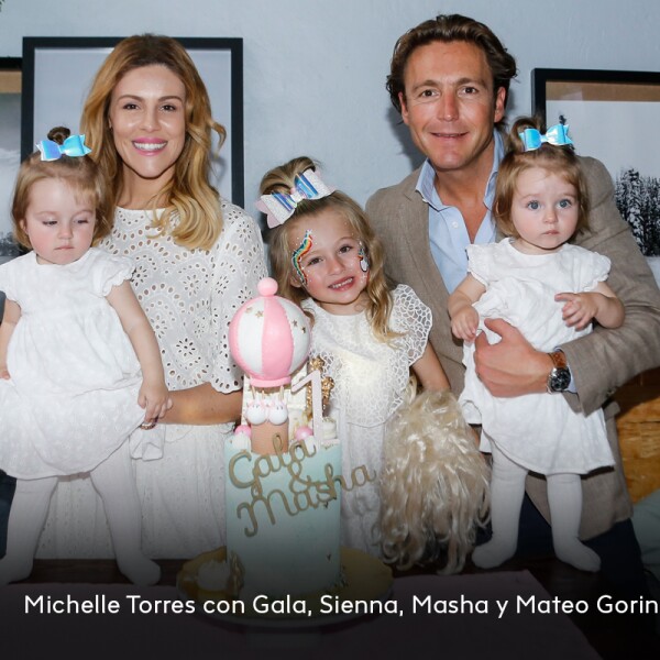 Michelle Torres Celebra El Cumpleanos De Sus Gemelas Masha Y Gala