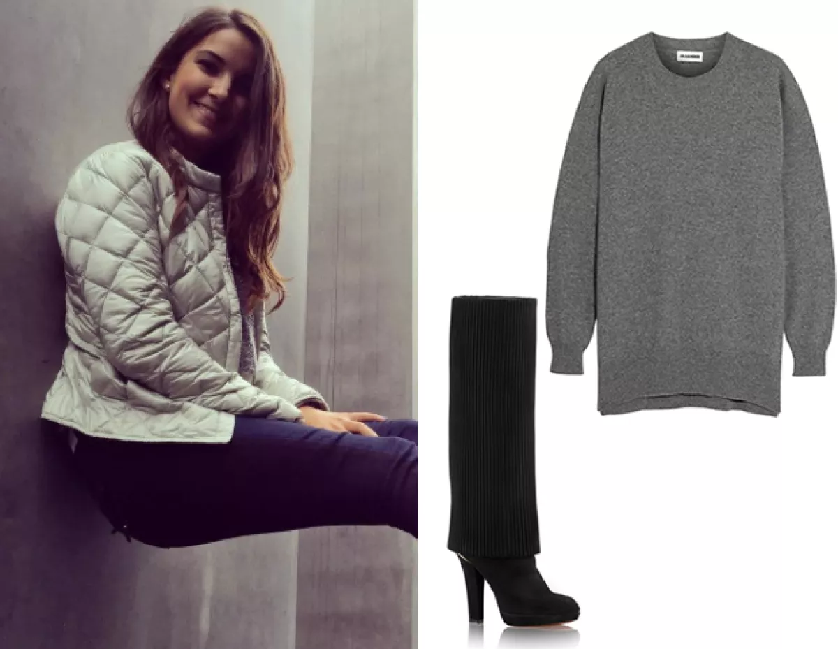 Pamela López, 19, describe su estilo como moderno y casual.