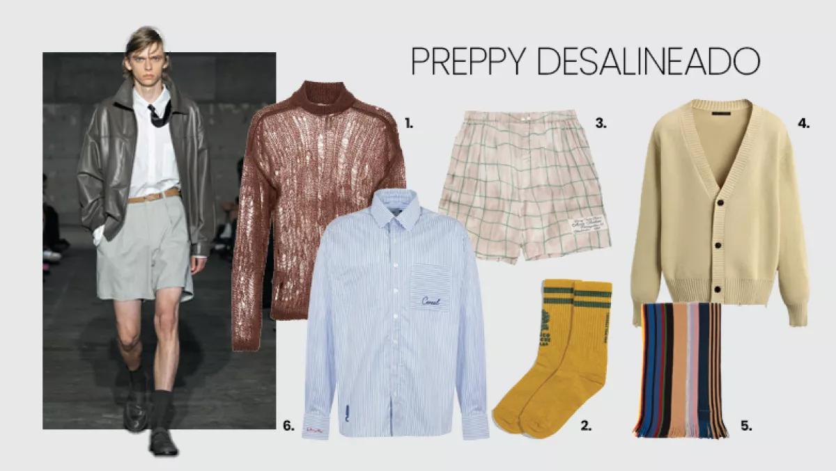 Preppy desalineado 