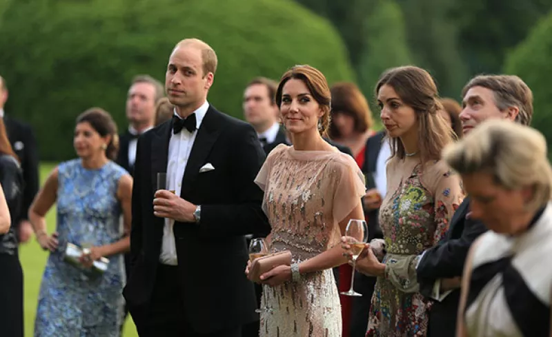 La pareja real bromeó en presencia de varios prestigiados chefs sobre sus gustos a la hora de la comida y sobre la falta de experiencia de Kate para cocinar.
