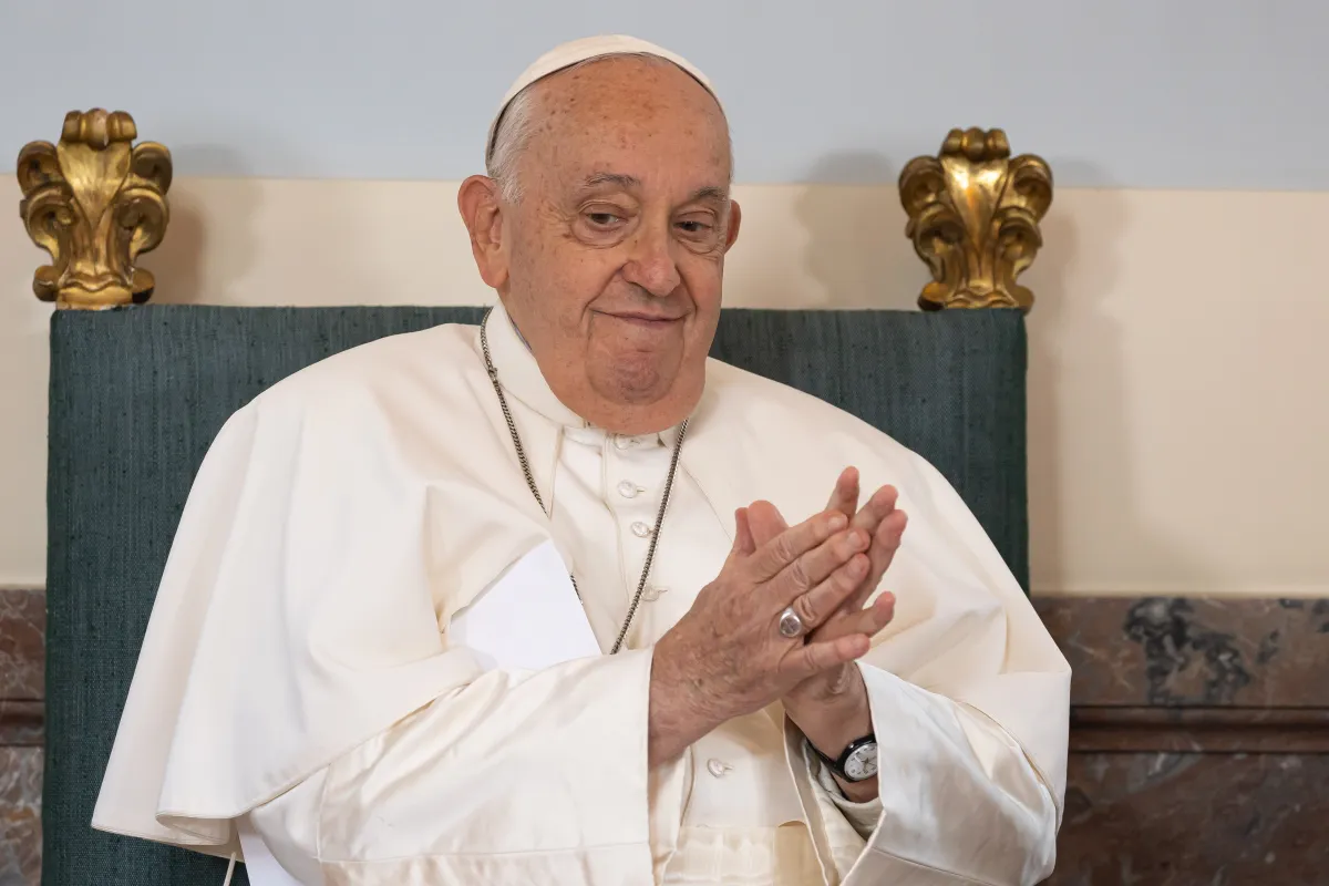 Belgian Royal Family Receives Pope Francis