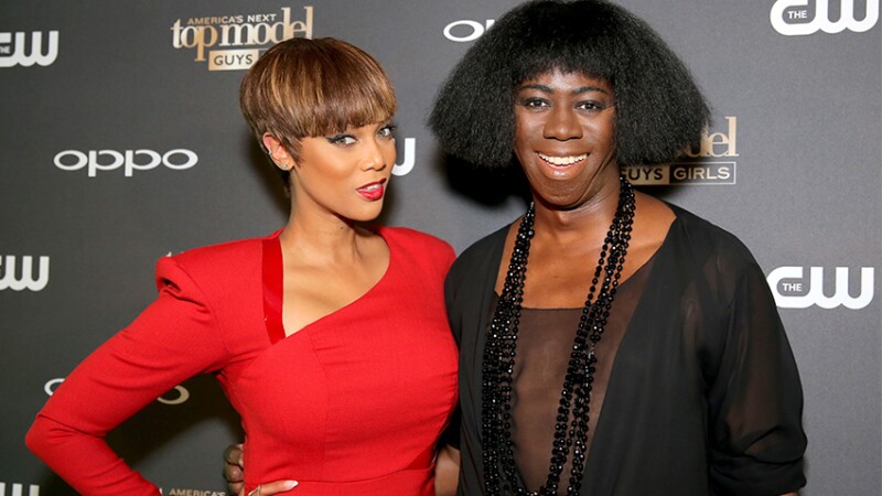 Tyra Banks y J. Alexander