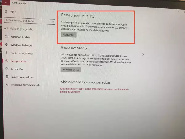 Formatear Windows