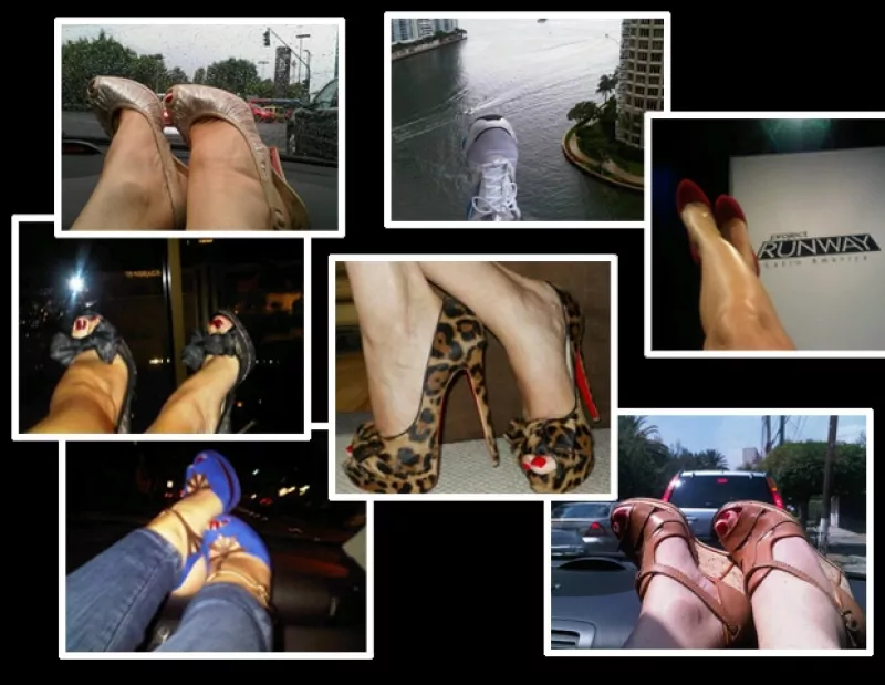 La conductora de televisión siempre luce espectacular a donde quiera que va, y una de sus características son sin duda la variedad de zapatos.