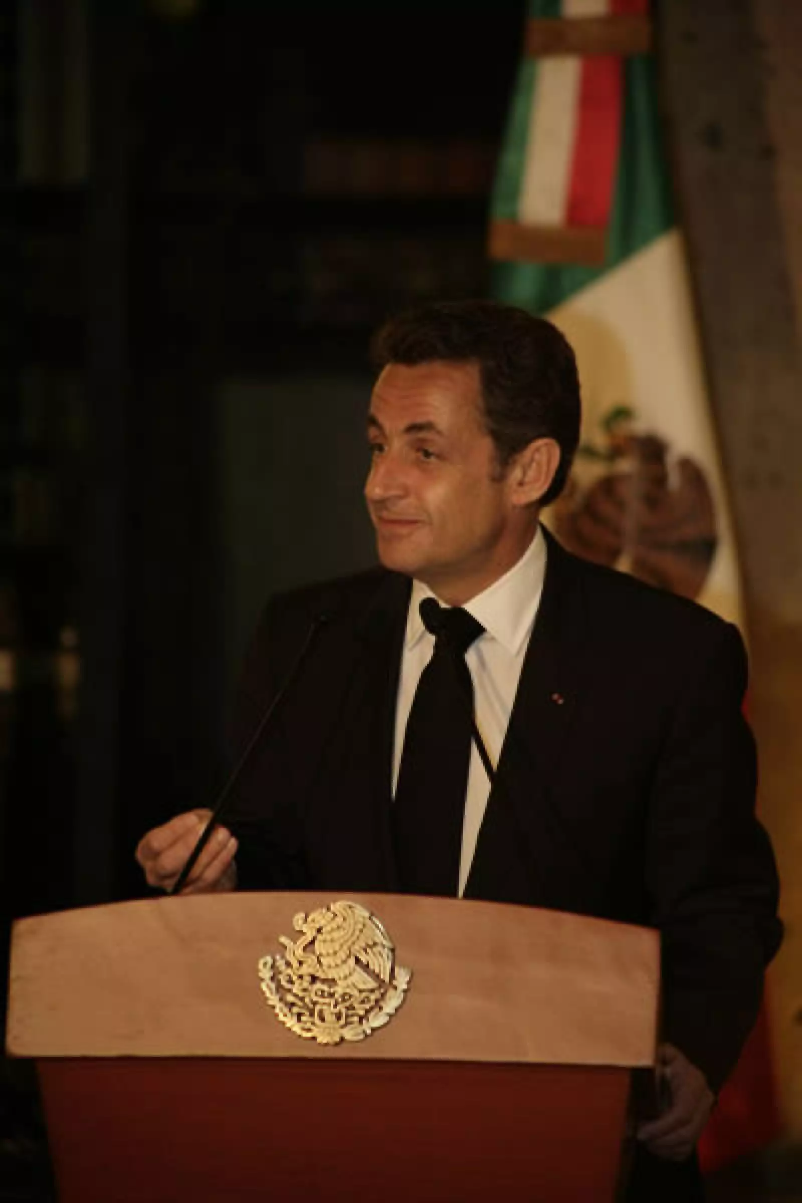 Cena Sarkozy en Palacio Nacional
