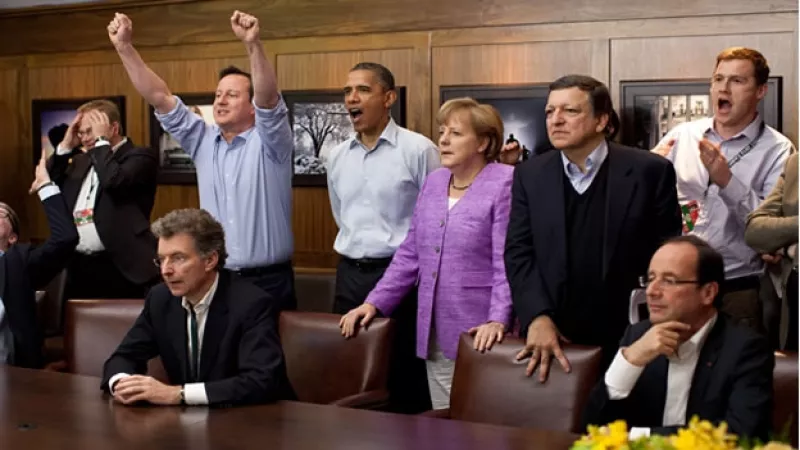 presidentes viendo futbol