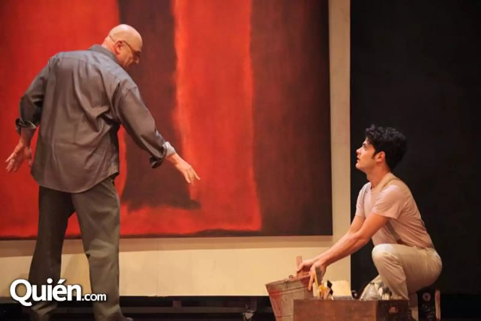 Escenas de la Obra Rojo