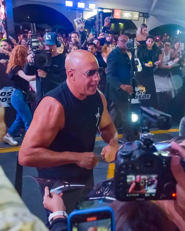 Vin Diesel y el elenco de Rápidos y Furiosos X en la Ciudad de México