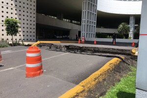 Terremoto, aeropuerto