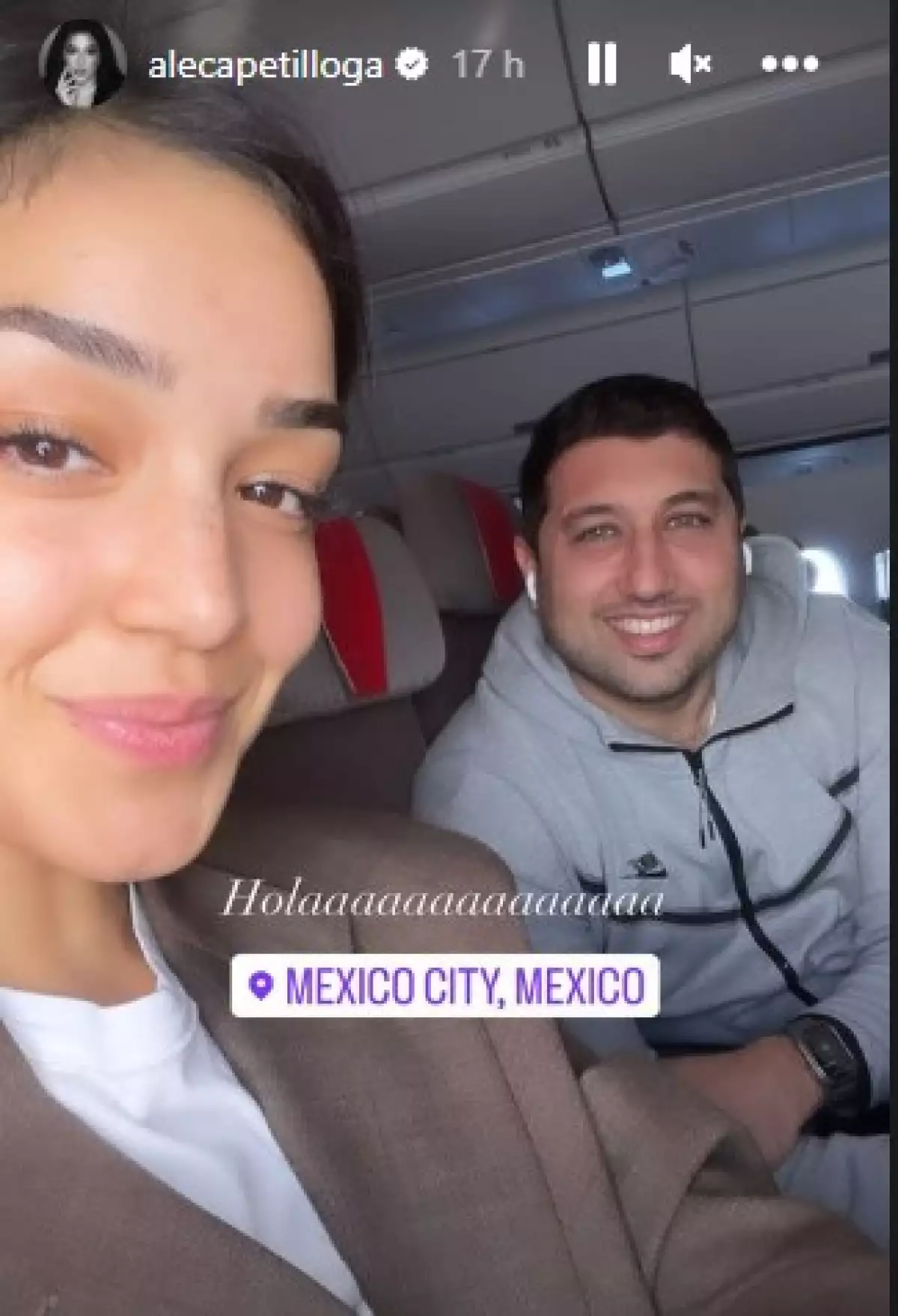 ¡Por fin! Novio de Ale Capetillo está México para conocer a Biby y Eduardo