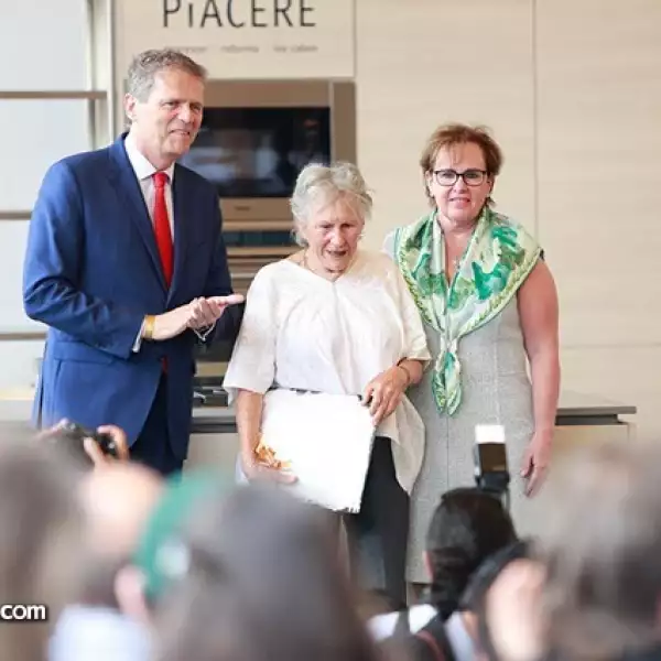Duncan Taylor,Embajador del Reino Unido,Diana Kennedy y Catherine Ettinger