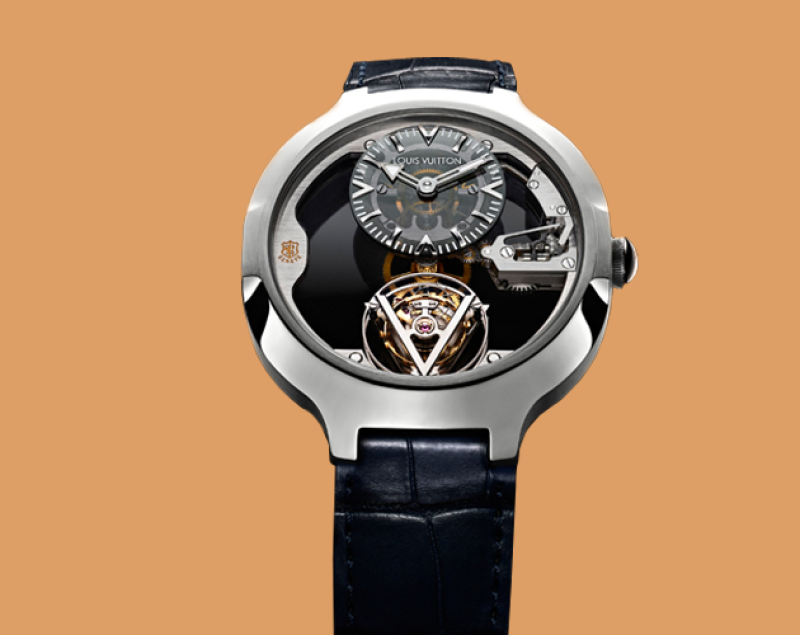 W&W 2021: Louis Vuitton Tambour Curve GMT Flying Tourbillon with