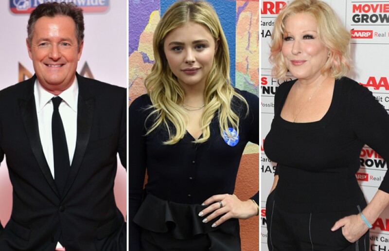 Kim respondió a Bette Midler, Piers Morgan y Chloë Moretz en Twitter.
