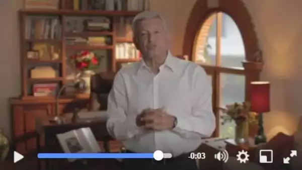 En su nuevo spot, el líder de Morena, denunció la compra de dos aviones más. (Foto: Facebook)