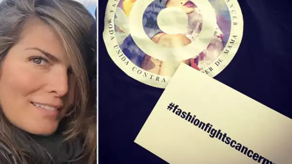 Montserrat Oliver: `¡Apoyando fundación contra el cáncer! ¡Bien H&M!´, escribió la empresaria y diseñadora.