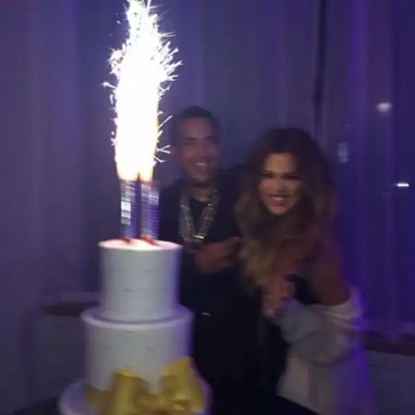Khloé estuvo acompañada por su novio, el rapero French Montana.