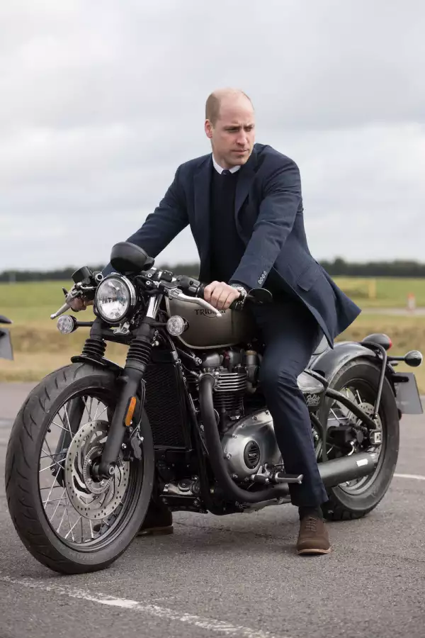 Prince William visits the Triumph Motorcycles and MIRA Technology Park, Hinckley, UK - 20 Feb 2018