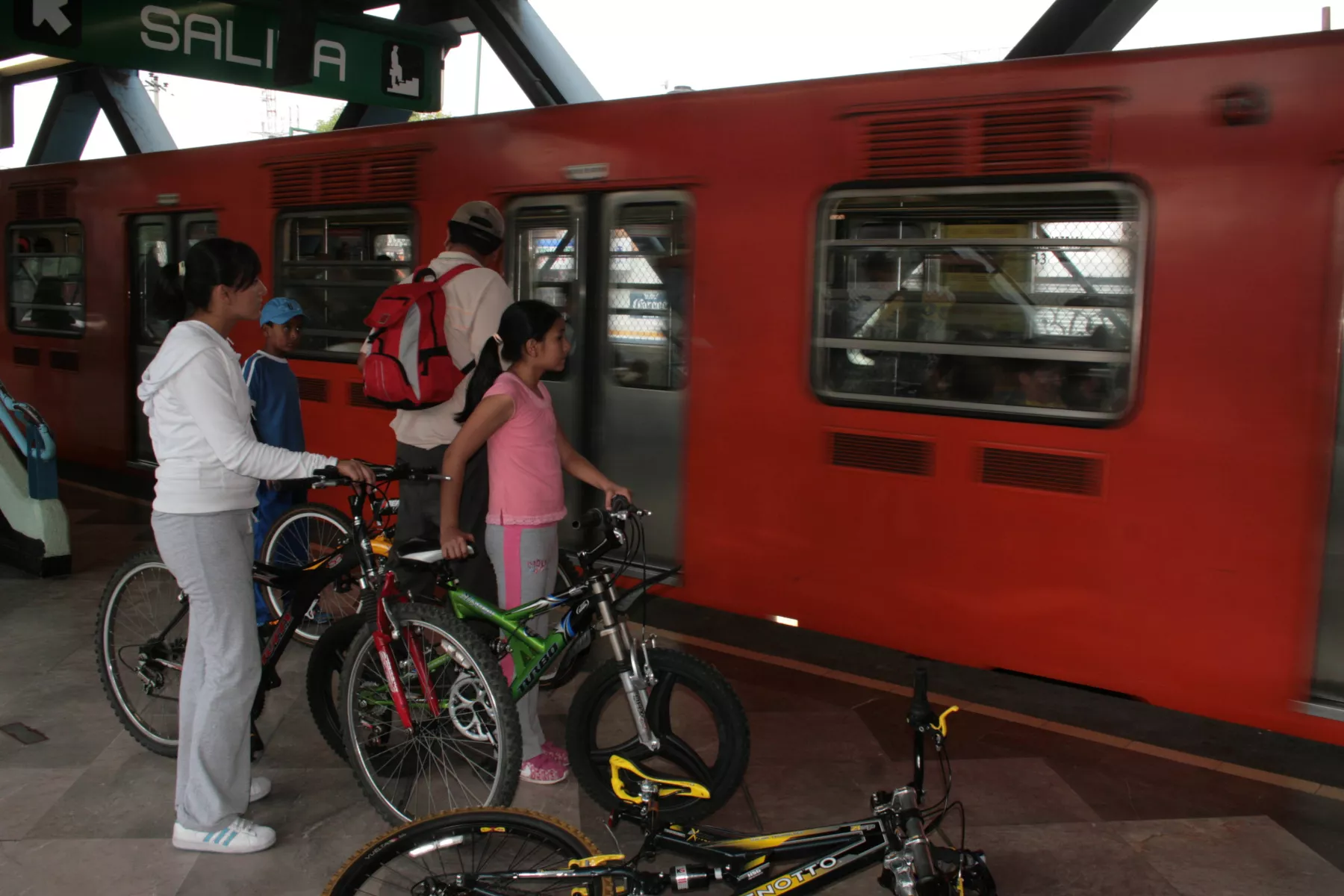 Bicis en el Metro