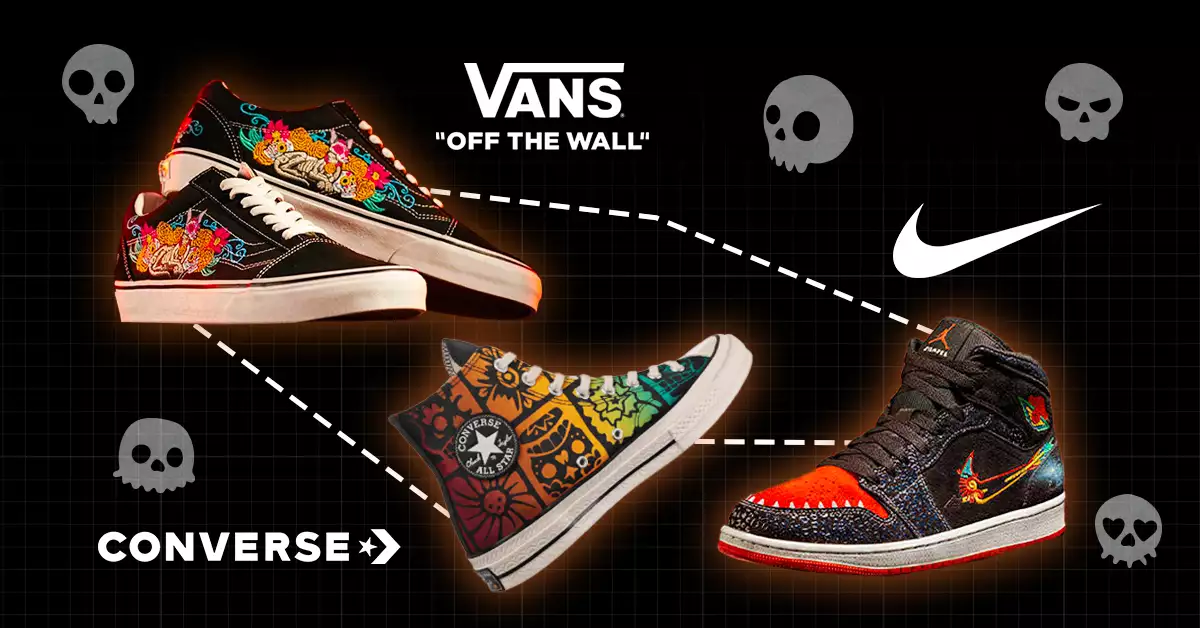 Tenis de día de muertos