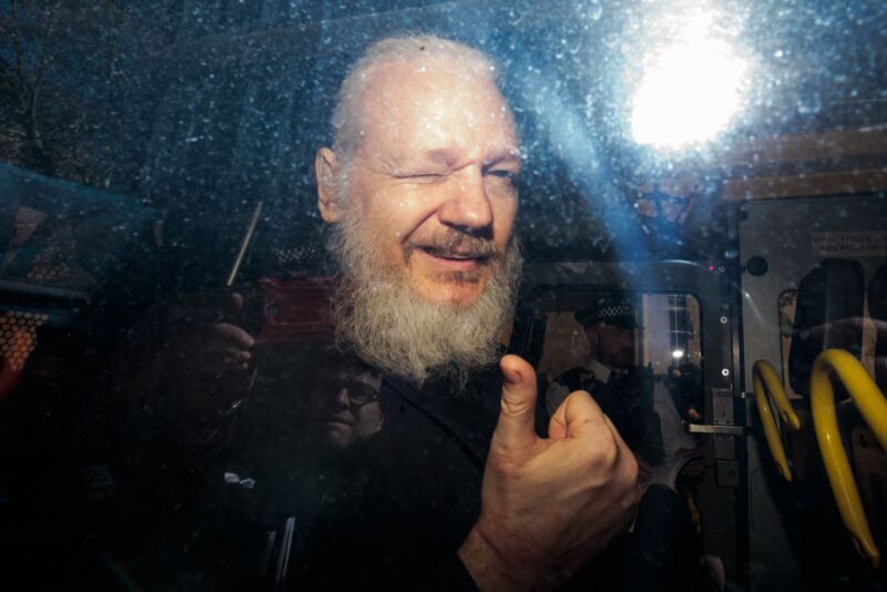 Julian Assange Appears At Westminster Magistrates Court