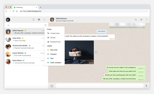 Etiquetas WhatsApp Business