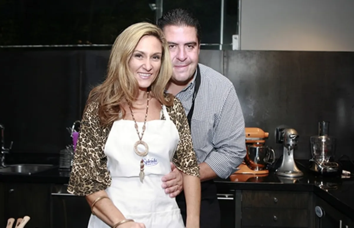 Vivi Rivas y Víctor León.
