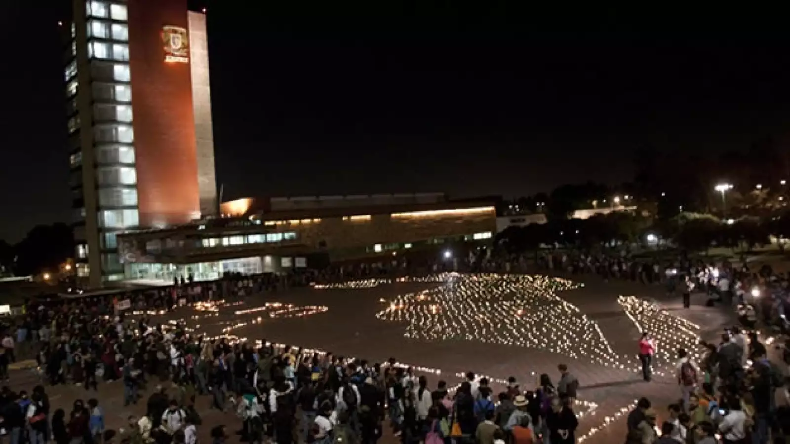 Manifestación contra la violencia en Ciudad Universitaria