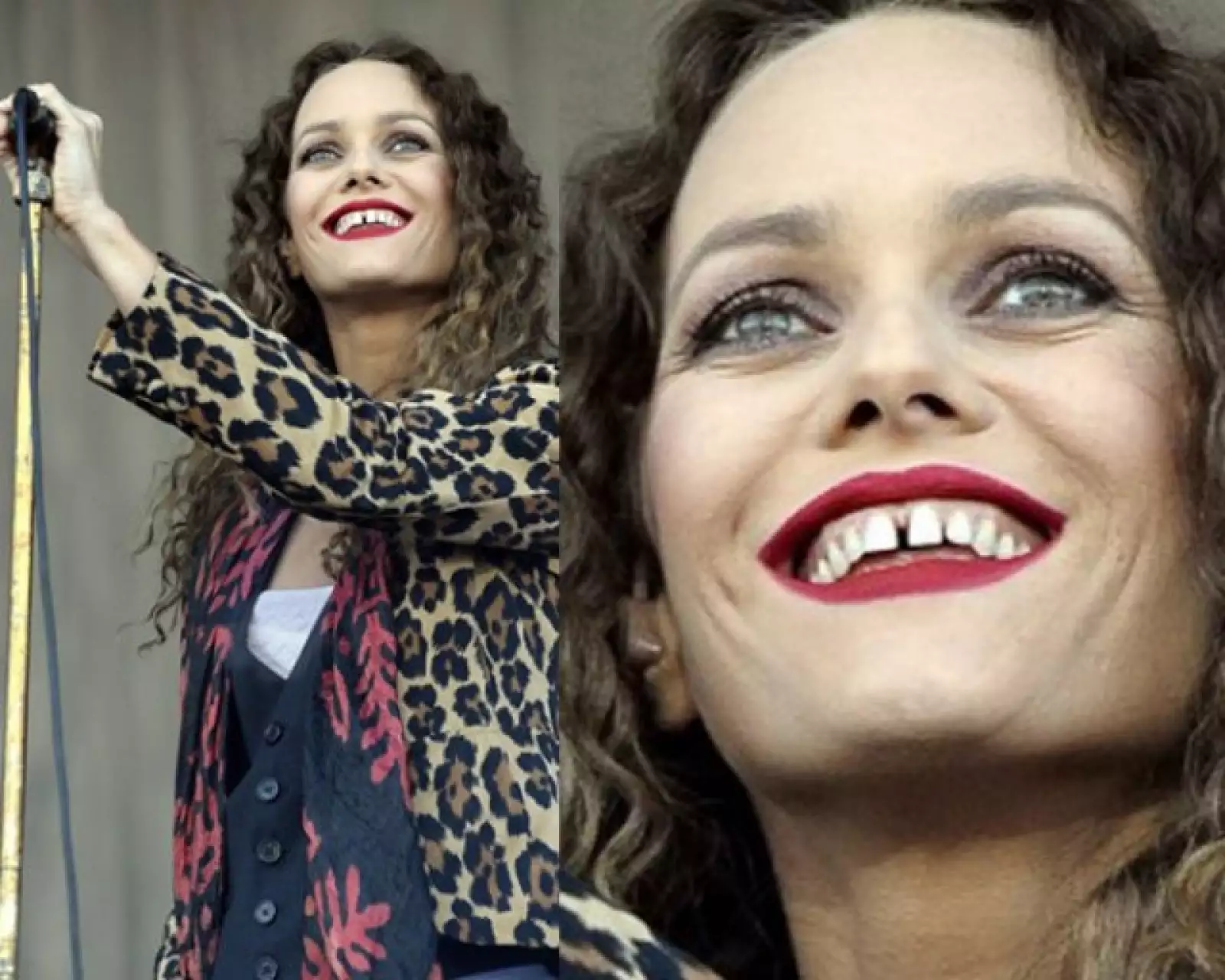 La novia de Johnny Depp, Vanessa Paradis, tiene una dentadura muy mala y cada que sonríe la deja al descubierto. Mejor ¡que ya no sonría!