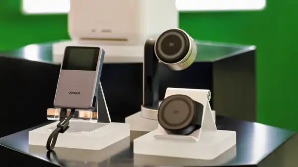 Vista general de los nuevos dispositivos de Ugreen para carga inalámbrica de smartphones.