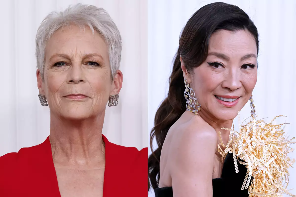 ¿Por qué se besaron Jamie Lee Curtis y Michelle Yeoh en los SAG Awards?
